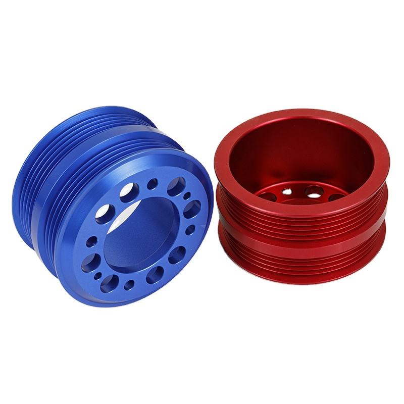 CNC Aluminium V Flat Belt Pulley Auto Engine