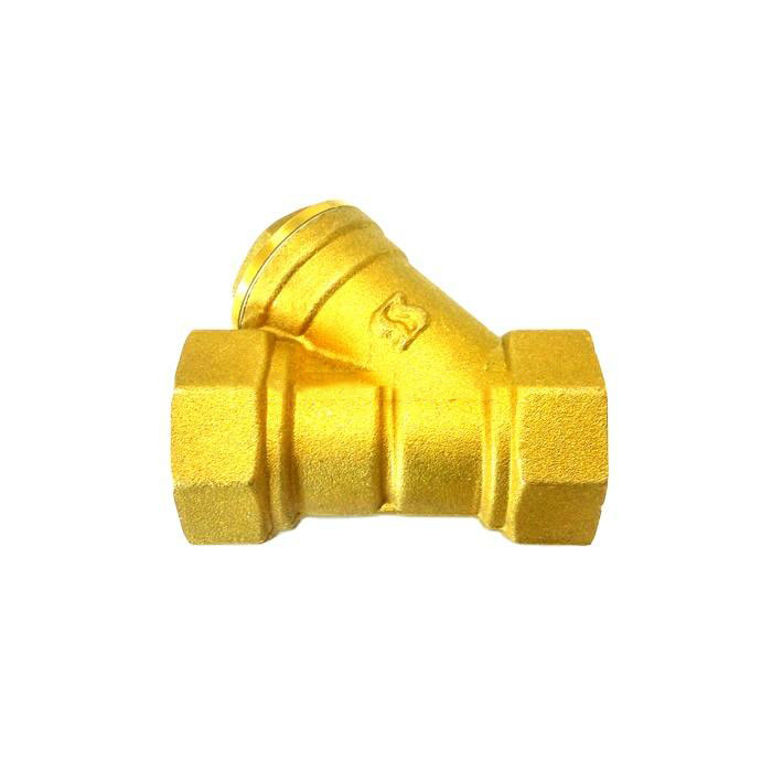 GB DN15 DN20 Brass Forging Water Situla Filter Strainer